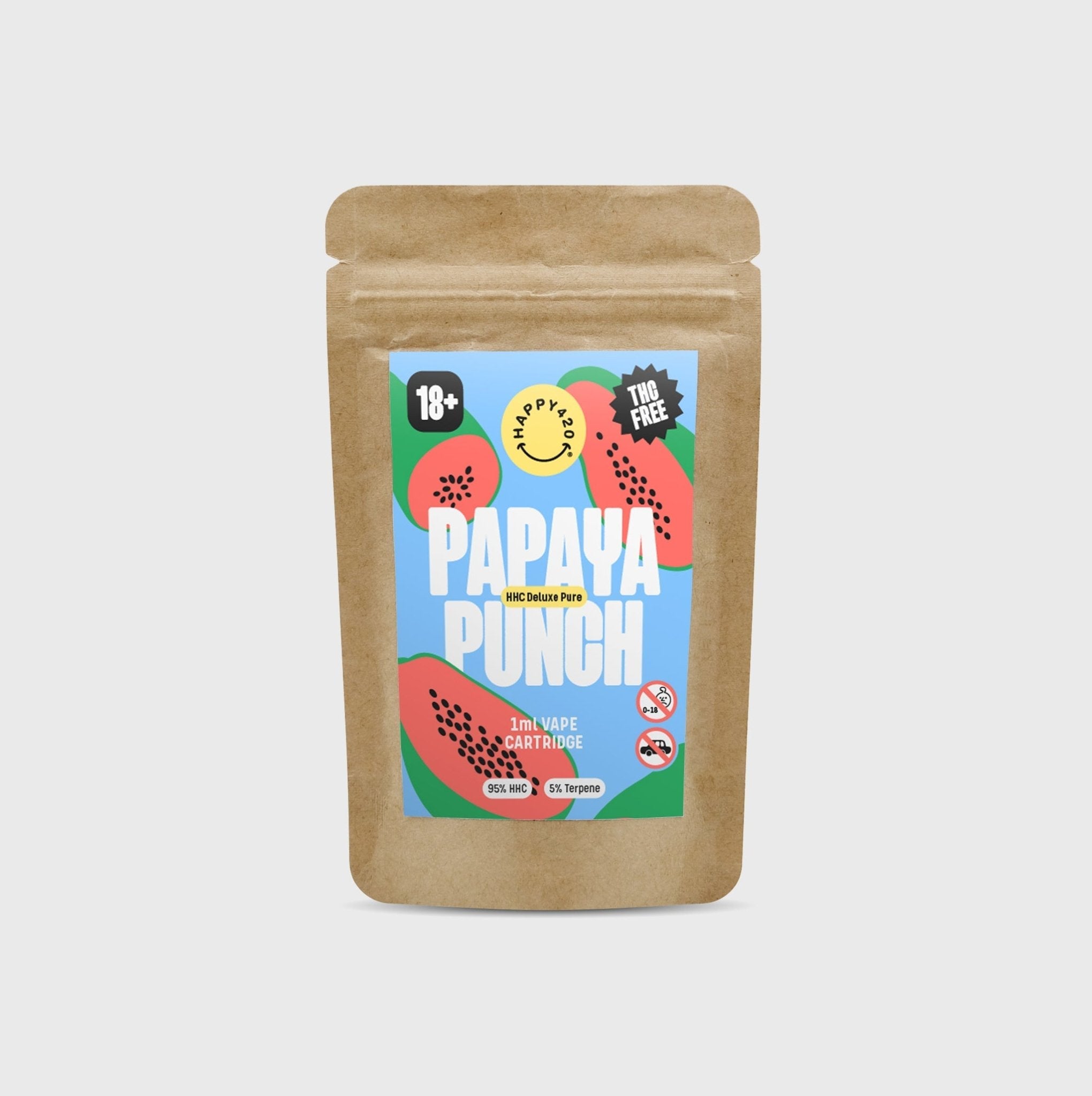 NOUVEAU ! HHC Deluxe Pure Papaya Punch - 95% HHC - Happy420.fr